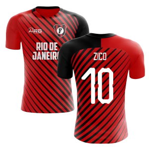 2025-2026 Flamengo Home Concept Football Shirt (Zico 10)