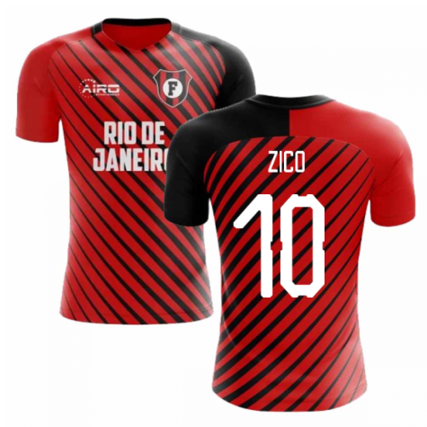 2022-2023 Flamengo Home Concept Football Shirt (Zico 10)