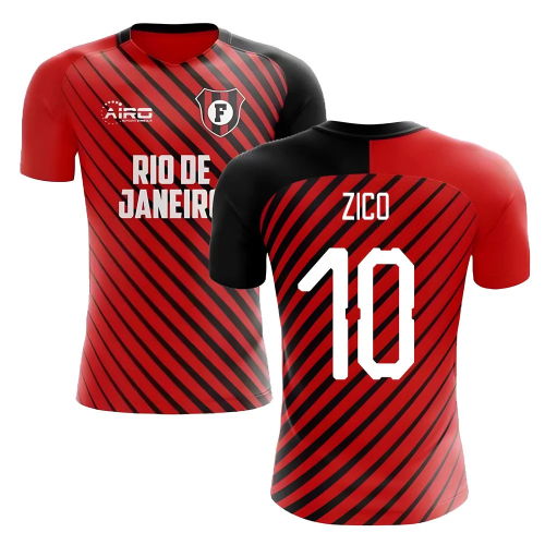 2025-2026 Flamengo Home Concept Football Shirt (Zico 10)