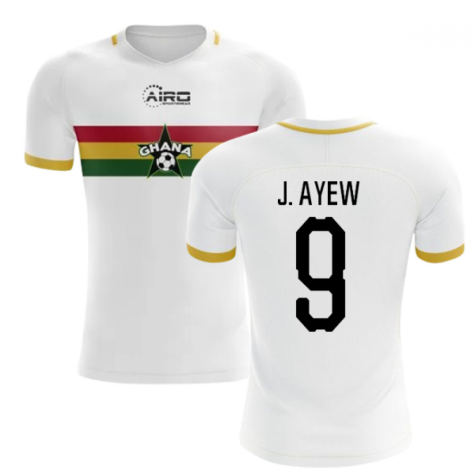2022-2023 Ghana Away Concept Football Shirt (J. Ayew 9) - Kids