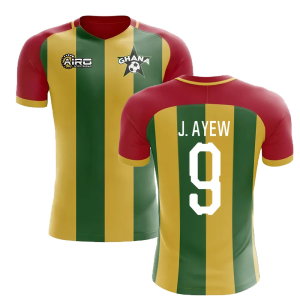 2025-2026 Ghana Home Concept Football Shirt (J. Ayew 9)