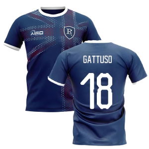 2025-2026 Glasgow Home Concept Football Shirt (GATTUSO 18)