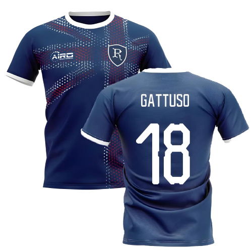 2025-2026 Glasgow Home Concept Football Shirt (GATTUSO 18)