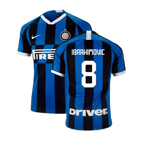 2019-2020 Inter Milan Home Shirt (Ibrahimovic 8)  2019-2020 Inter Milan Home Shirt (Ibrahimovic 8)