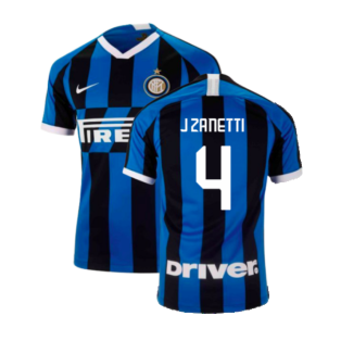 2019-2020 Inter Milan Home Shirt (J Zanetti 4)