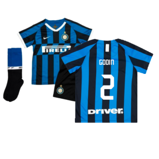 2019-2020 Inter Milan Little Boys Home Kit (Godin 2)