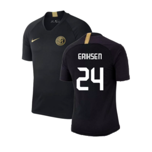 2019-2020 Inter Milan Training Shirt (Black) (Eriksen 24)