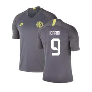 2019-2020 Inter Milan Training Shirt (Dark Grey) (Icardi 9)