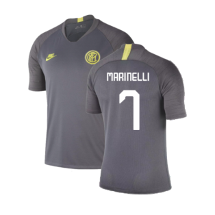 2019-2020 Inter Milan Training Shirt (Dark Grey) (Marinelli 7)