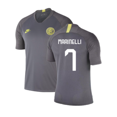 2019-2020 Inter Milan Training Shirt (Dark Grey) (Marinelli 7)