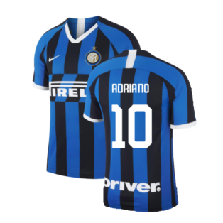 2019-2020 Inter Milan Vapor Home Shirt (Adriano 10)