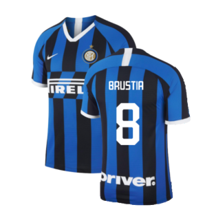 2019-2020 Inter Milan Vapor Home Shirt (Brustia 8)
