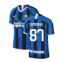 2019-2020 Inter Milan Vapor Home Shirt (Candreva 87)