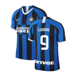 2019-2020 Inter Milan Vapor Home Shirt (Lukaku 9)
