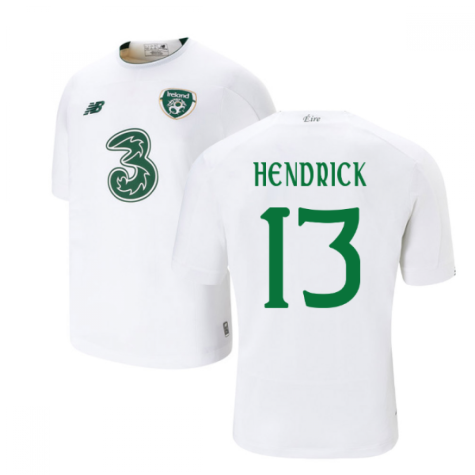2019-2020 Ireland Away New Balance Football Shirt (Kids) (Hendrick 13)