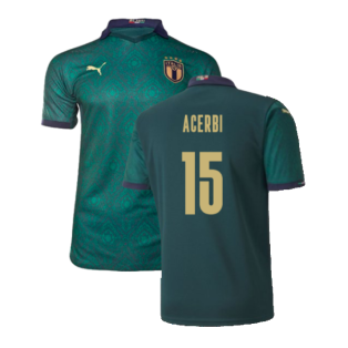 2019-2020 Italy Player Issue Renaissance Third Shirt (ACERBI 15)