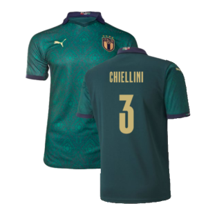 2019-2020 Italy Player Issue Renaissance Third Shirt (CHIELLINI 3)