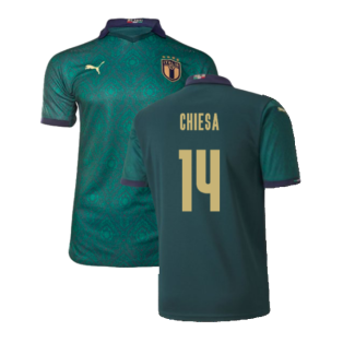 2019-2020 Italy Player Issue Renaissance Third Shirt (CHIESA 14)