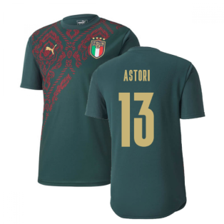 2019-2020 Italy Puma Stadium Jersey (Pine) (Astori 13)