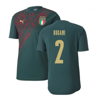 2019-2020 Italy Puma Stadium Jersey (Pine) (Rugani 2)