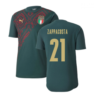 2019-2020 Italy Puma Stadium Jersey (Pine) (Zappacosta 21)