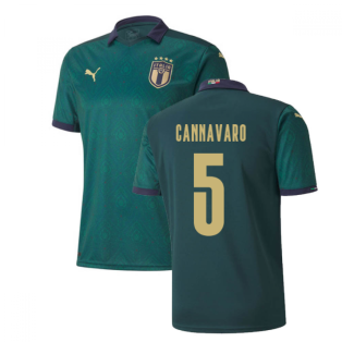 2019-2020 Italy Renaissance Third Puma Shirt (Kids) (Cannavaro 5)