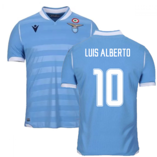 2019-2020 Lazio Authentic Home Match Shirt (LUIS ALBERTO 10)