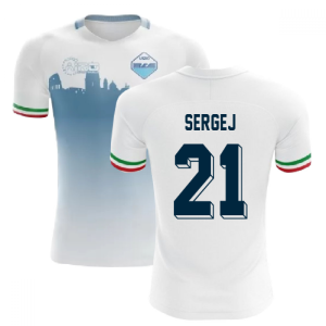 2023-2024 Lazio Home Concept Football Shirt (SERGEJ 21)