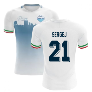 2022-2023 Lazio Home Concept Football Shirt (SERGEJ 21)