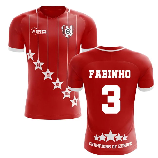 2025-2026 Liverpool 6 Time Champions Concept Football Shirt (Fabinho 3)