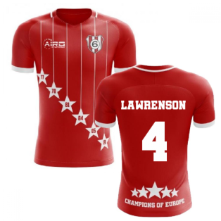 2023-2024 Liverpool 6 Time Champions Concept Football Shirt (Lawrenson 4)