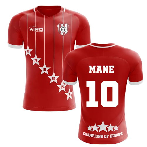 2025-2026 Liverpool 6 Time Champions Concept Football Shirt (Mane 10)