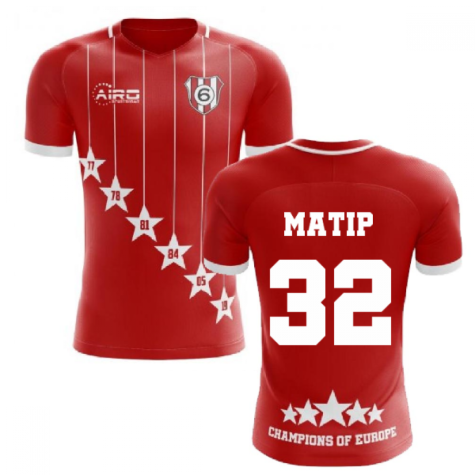 2023-2024 Liverpool 6 Time Champions Concept Football Shirt (Matip 32)