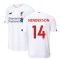 2019-2020 Liverpool Away Football Shirt (Henderson 14)