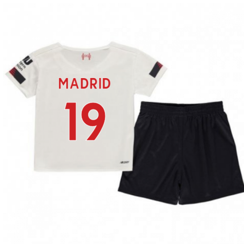 2019-2020 Liverpool Away Little Boys Mini Kit (Madrid 19)