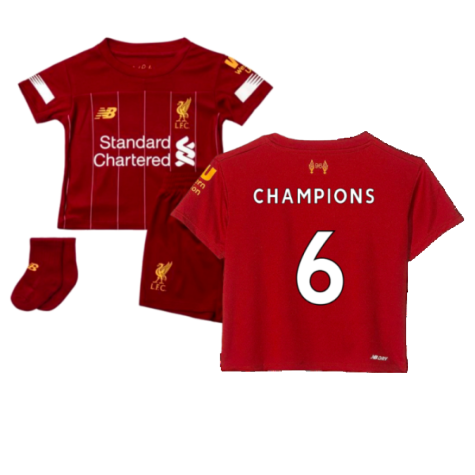 2019-2020 Liverpool Home Baby Kit (Champions 6)