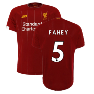 2019-2020 Liverpool Home European Shirt (Fahey 5)