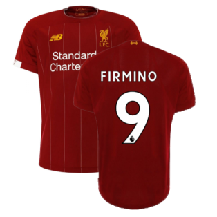 2019-2020 Liverpool Home European Shirt (FIRMINO 9)