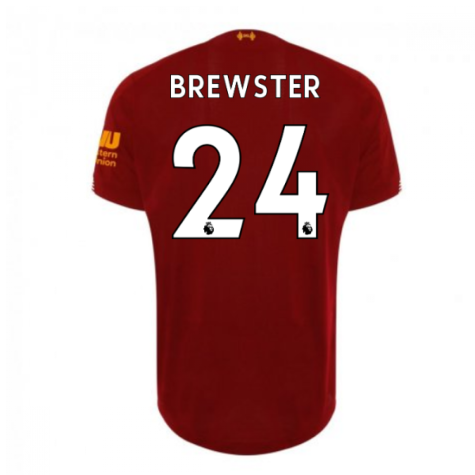 2019-2020 Liverpool Home Football Shirt (Brewster 24)