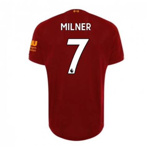 2019-2020 Liverpool Home Football Shirt (Milner 7)