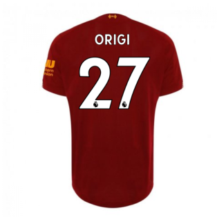2019-2020 Liverpool Home Football Shirt (Origi 27)