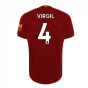 2019-2020 Liverpool Home Football Shirt (Virgil 4)