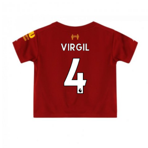 2019-2020 Liverpool Home Little Boys Mini Kit (Virgil 4)