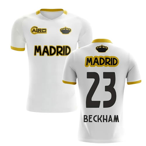 2025-2026 Madrid Concept Training Shirt (White) (BECKHAM 23)