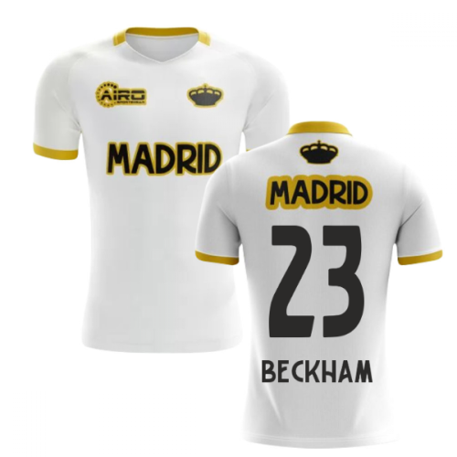 2025-2026 Madrid Concept Training Shirt (White) (BECKHAM 23)
