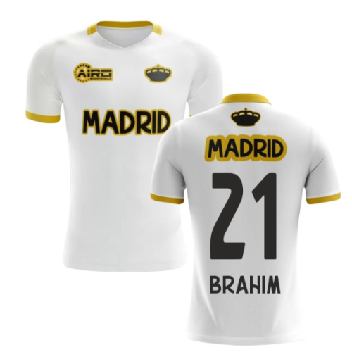 2025-2026 Madrid Concept Training Shirt (White) (BRAHIM 21)