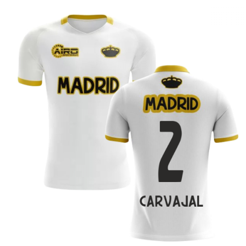 2025-2026 Madrid Concept Training Shirt (White) (CARVAJAL 2)