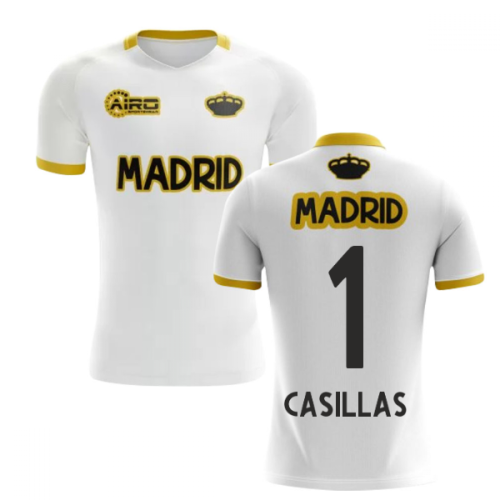 2025-2026 Madrid Concept Training Shirt (White) (CASILLAS 1)
