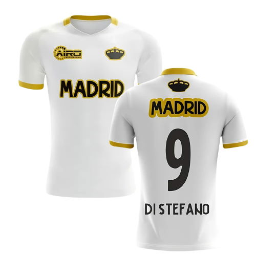 2025-2026 Madrid Concept Training Shirt (White) (DI STEFANO 9)