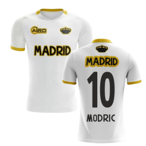 2020-2021 Madrid Concept Training Shirt (White) (MODRIC 10) - Kids